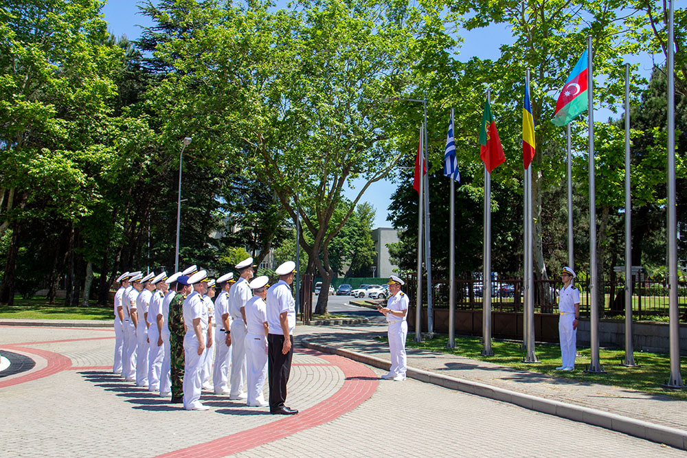 Azerbaijani flag raised at NATO Maritime Security Centre of Excellence