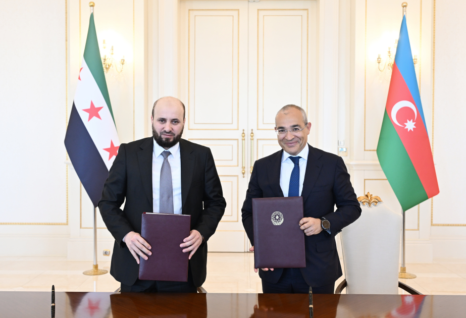 SOCAR and the Government of the Syrian Arab Republic signed a Memorandum of Understanding