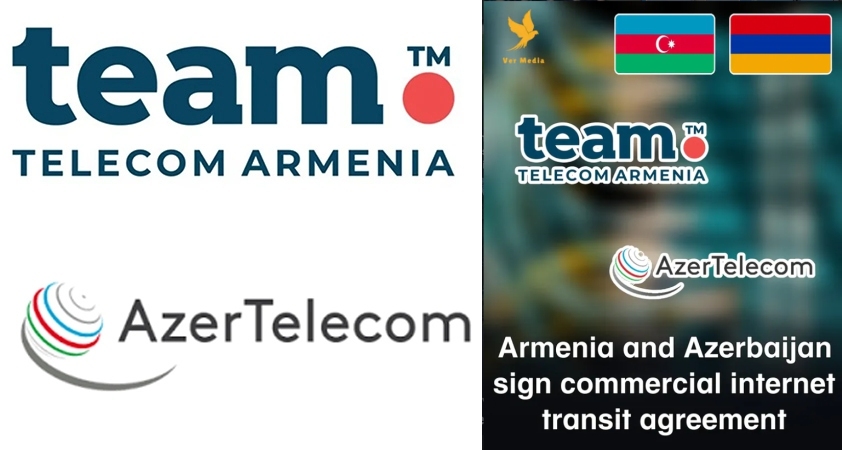 „AzerTelecom“ и „Telecom Armenia“ подписаха споразумение за транзит на интернет трафик