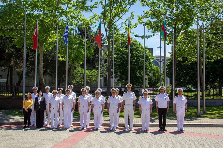 Azerbaijani flag raised at NATO Maritime Security Centre of Excellence
