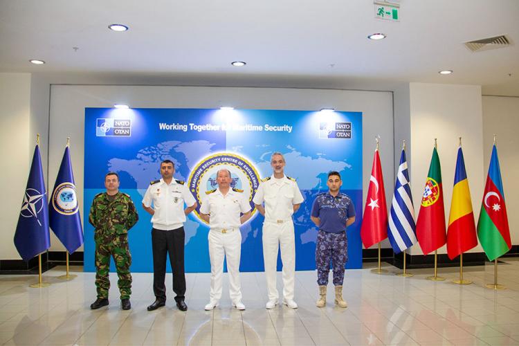 Azerbaijani flag raised at NATO Maritime Security Centre of Excellence