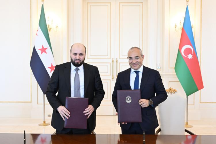 SOCAR and the Government of the Syrian Arab Republic signed a Memorandum of Understanding